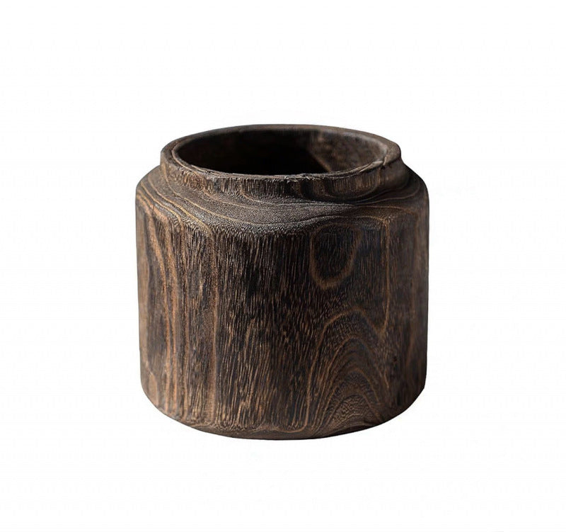 Vase en Bois Japonais