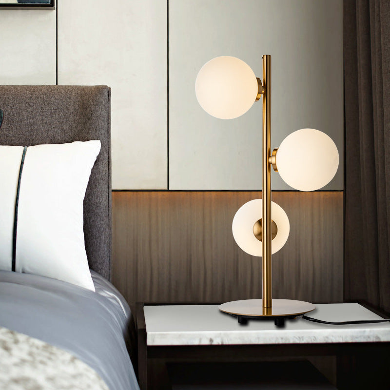 Lampe "Sphère d’Ambre"