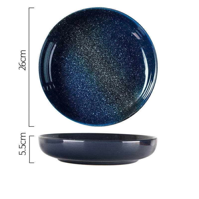 Grande Assiette Creuse en Porcelaine Fine