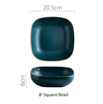 Service de Table en Céramique – Finition Porcelaine