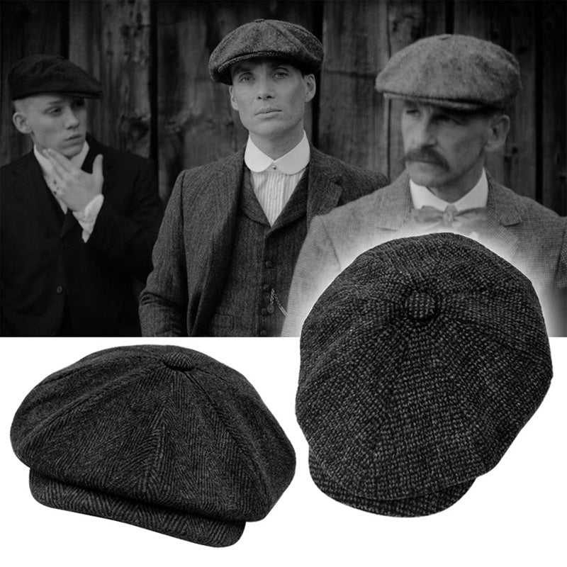 Casquette Octogonale "Élégance Hivernale"