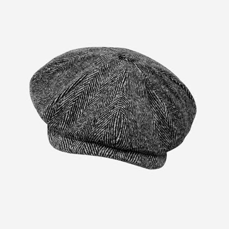 Casquette Octogonale "Élégance Hivernale"