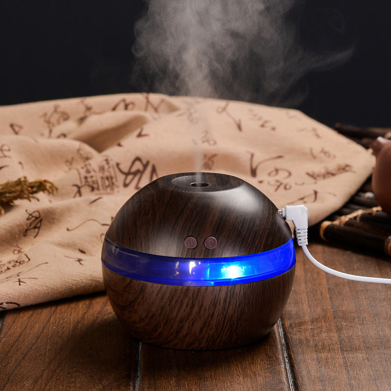 Humidificateur au design bois élégant