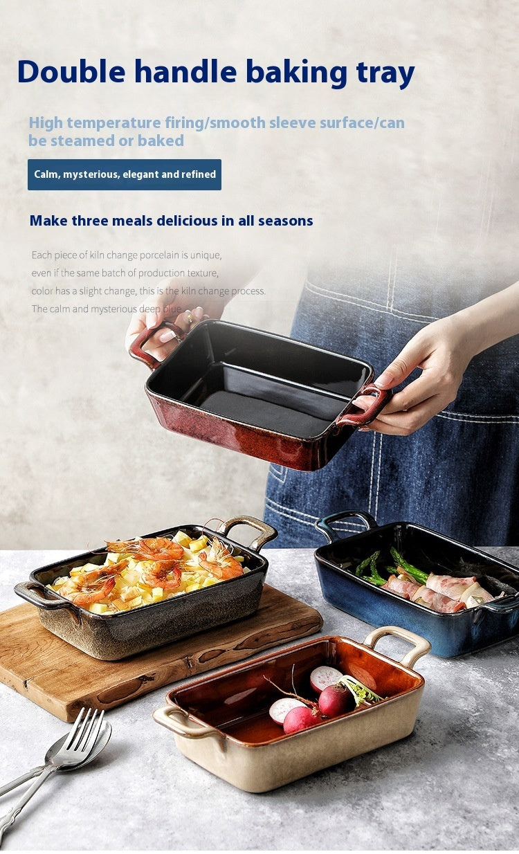 Plat à Four Rectangulaire en Céramique