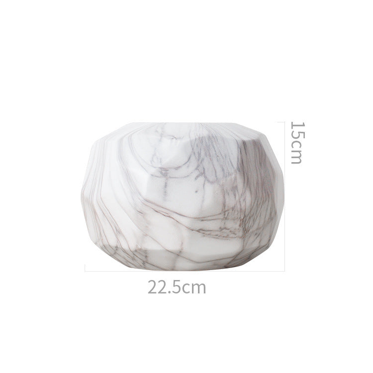 Vase en Céramique Marbré