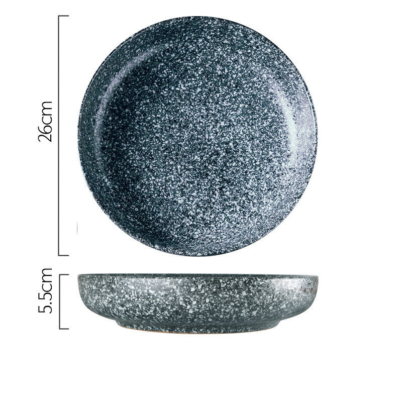 Grande Assiette Creuse en Porcelaine Fine