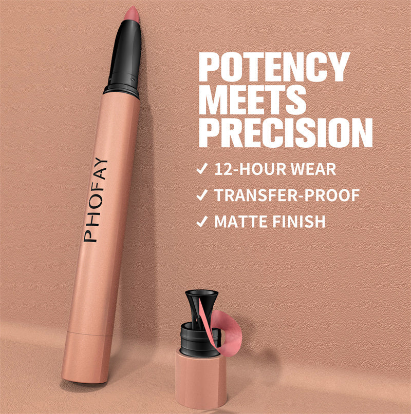 PHOFAY – Crayon Lèvres Velours "Contour Chic"