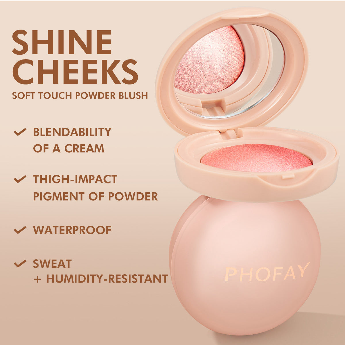 PHOFAY – Blush Poudré "Éclat Rosé"