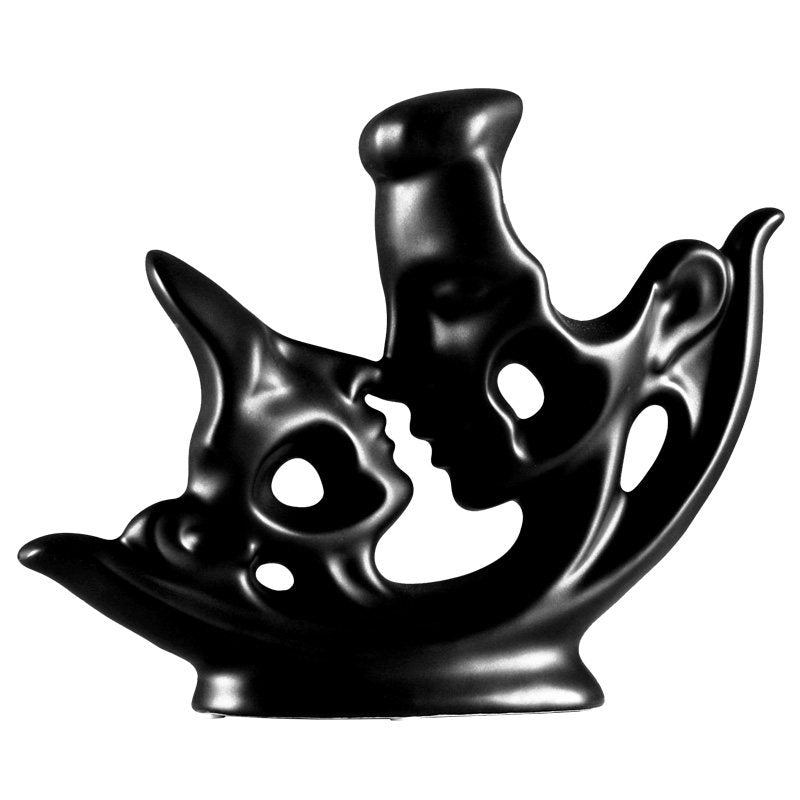 Sculpture abstraite couple décorative faite main Maison Gloow