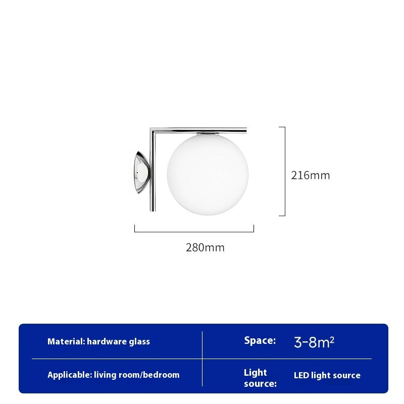 Lampe Murale en Verre