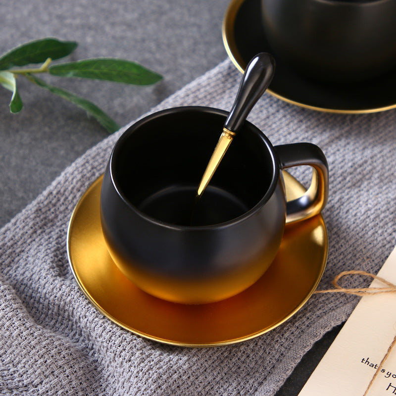 Tasse à Café en Céramique Dorure Dégradée