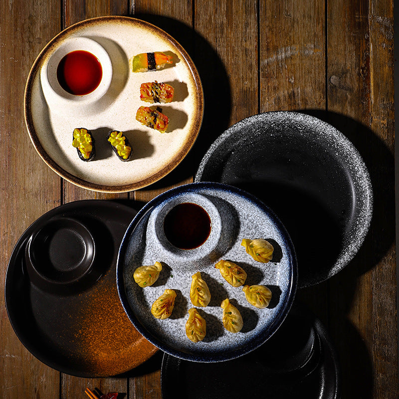 Assiette en Porcelaine Finition Sous-émail