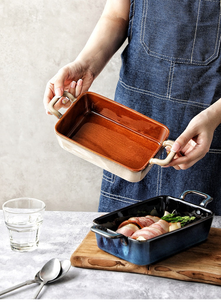 Plat à Four Rectangulaire en Céramique