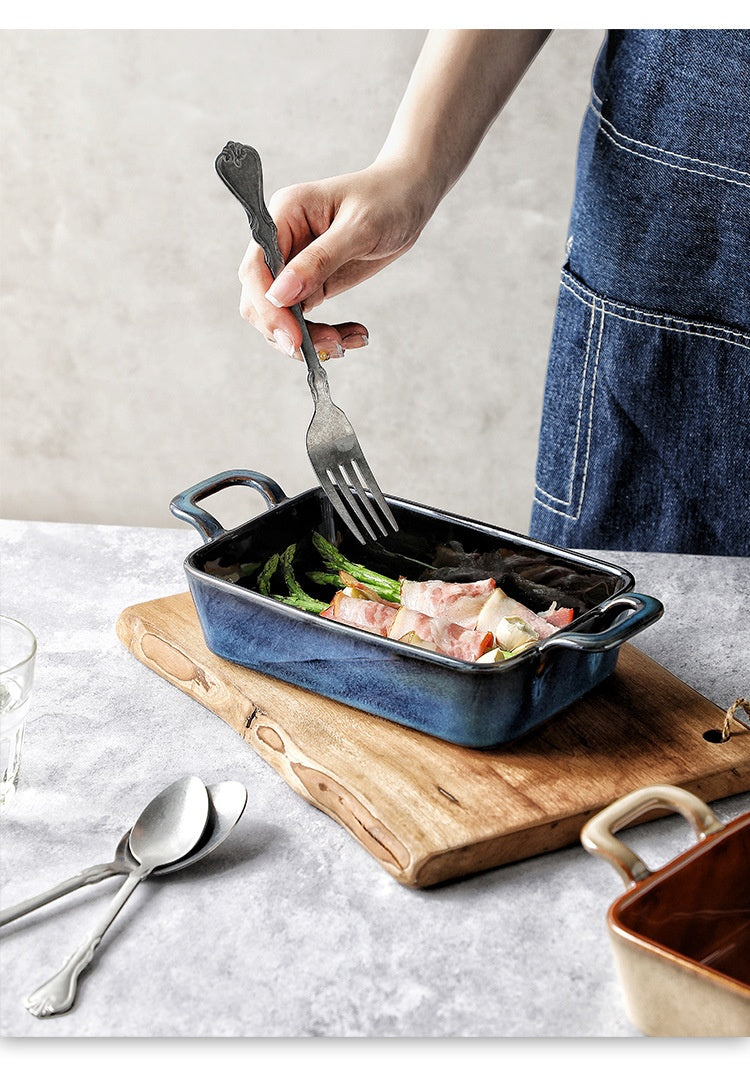 Plat à Four Rectangulaire en Céramique