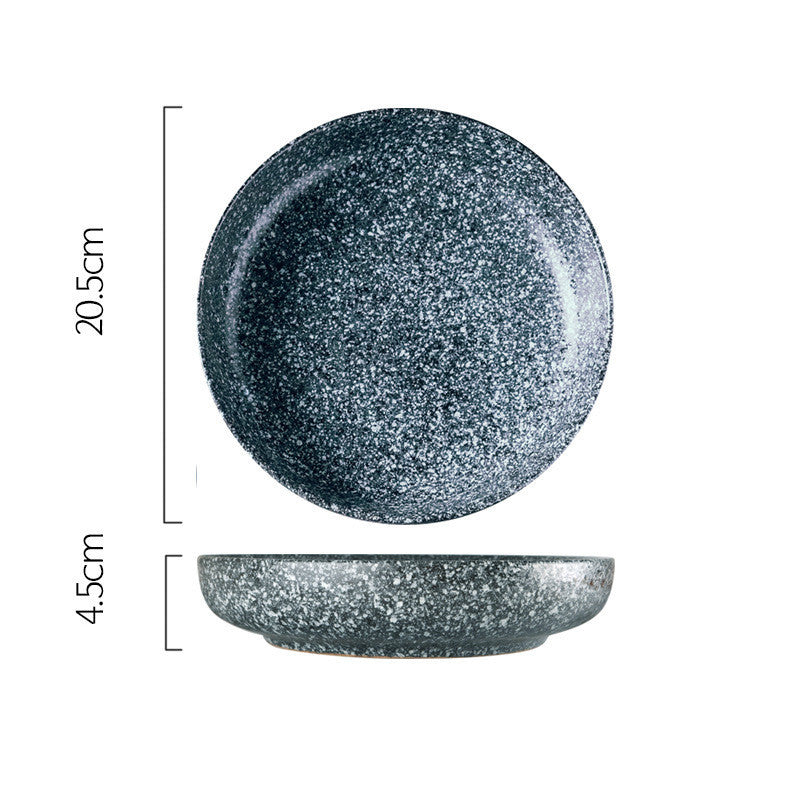 Grande Assiette Creuse en Porcelaine Fine