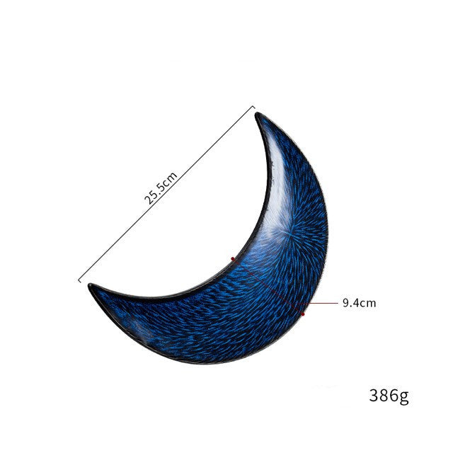 Plateau en Céramique Forme Lune
