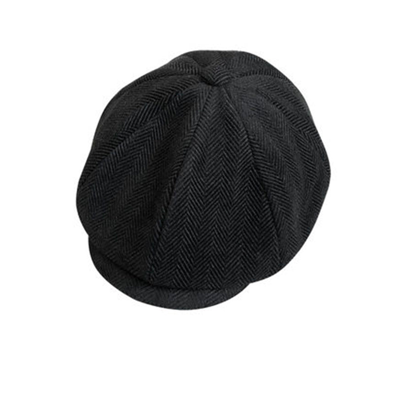 Casquette Octogonale "Élégance Hivernale"