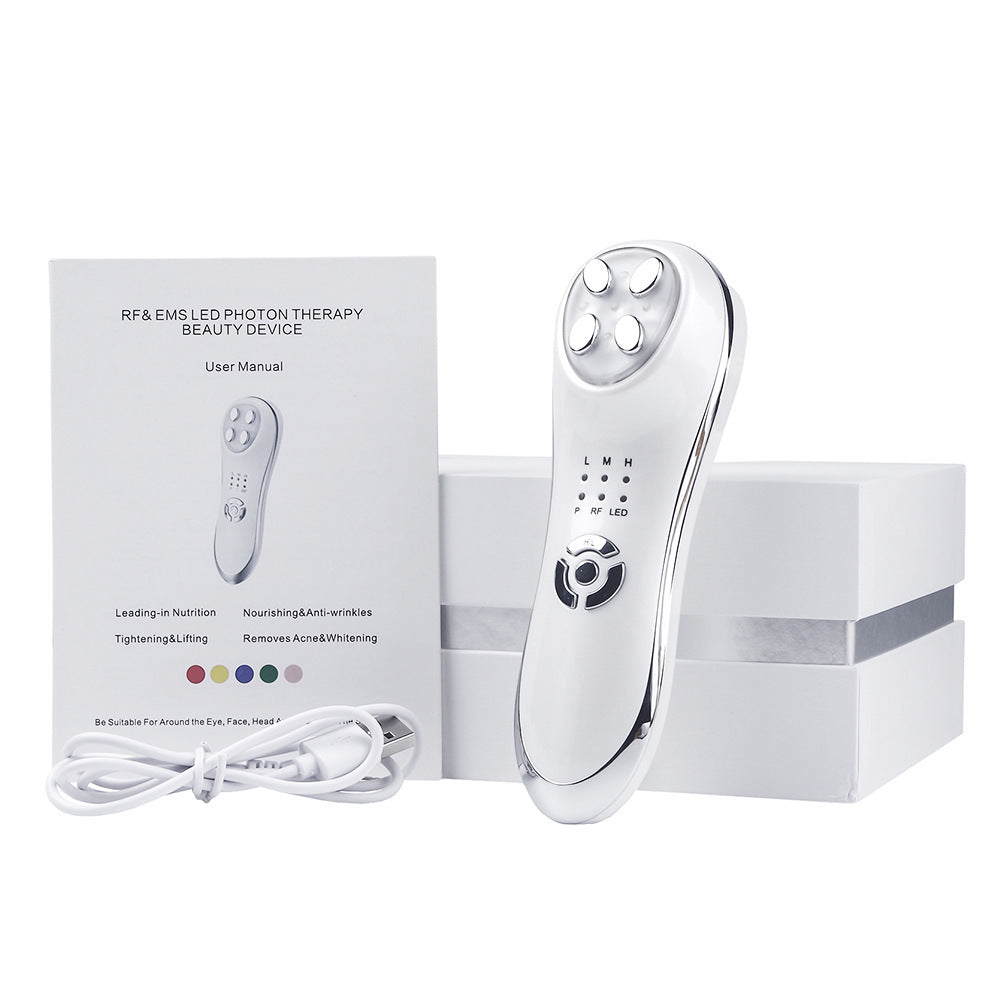 Appareil raffermissant visage 5-en-1 LED