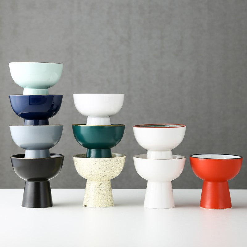 Coupe à Dessert Haute en Céramique