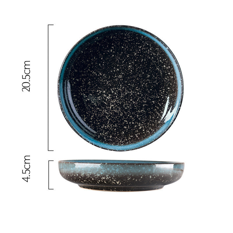 Grande Assiette Creuse en Porcelaine Fine