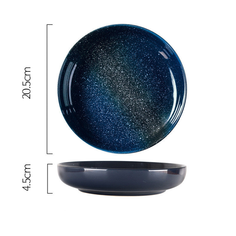 Grande Assiette Creuse en Porcelaine Fine