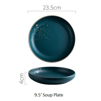 Service de Table en Céramique – Finition Porcelaine