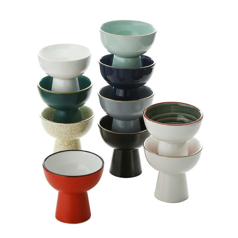 Coupe à Dessert Haute en Céramique