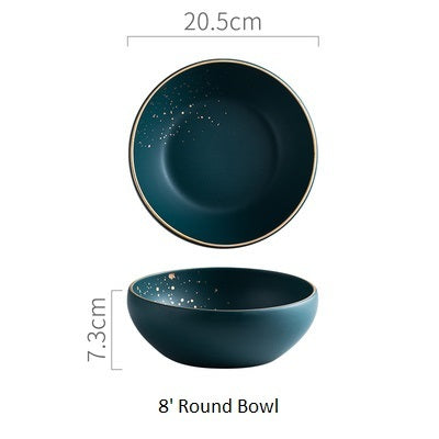 Service de Table en Céramique – Finition Porcelaine