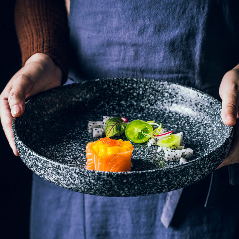 Grande Assiette Creuse en Porcelaine Fine