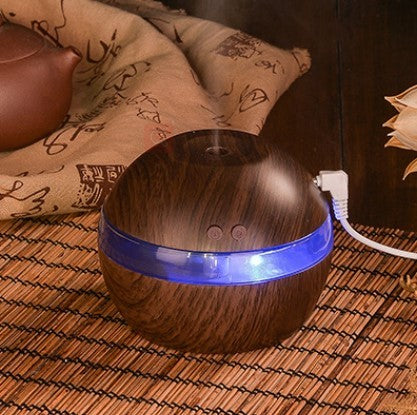 Humidificateur au design bois élégant