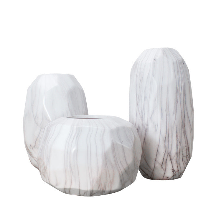 Vase en Céramique Marbré