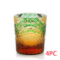 Hand-carved crystal glasses