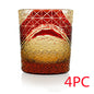 Hand-carved crystal glasses