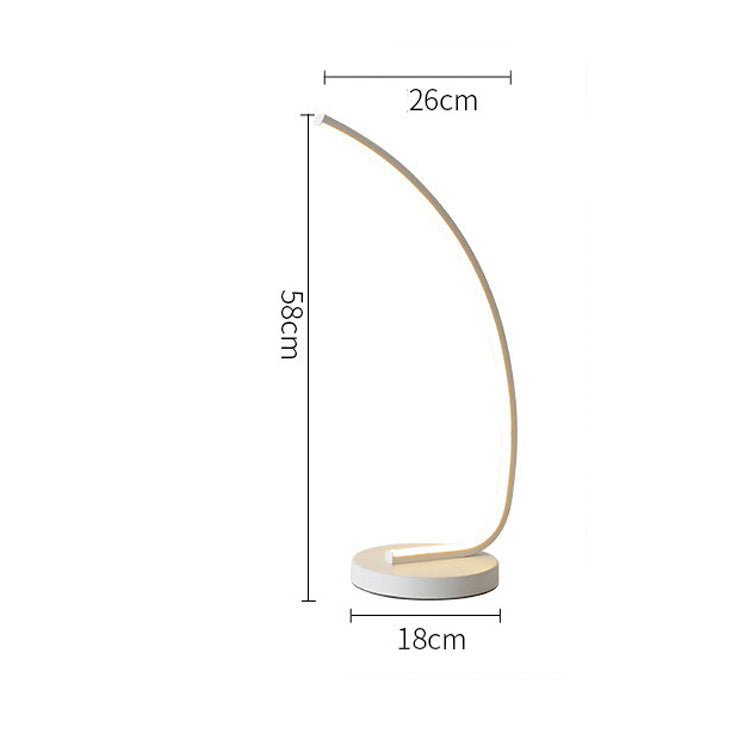 Lampe de Chevet Moderne avec Variations de Couleur