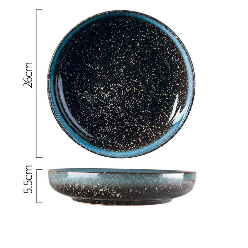 Grande Assiette Creuse en Porcelaine Fine