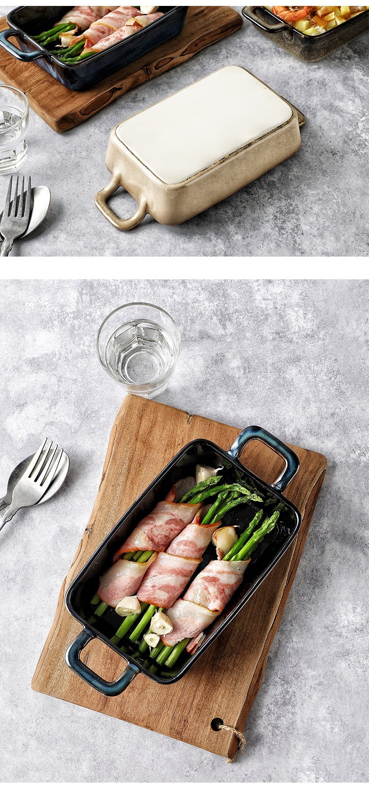 Plat à Four Rectangulaire en Céramique