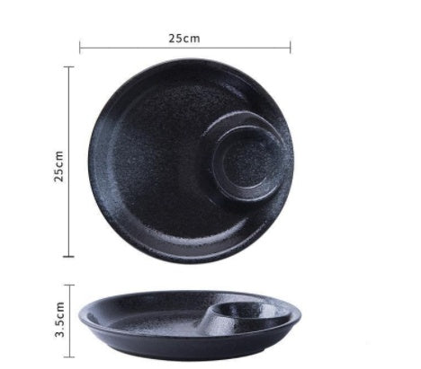 Assiette en Porcelaine Finition Sous-émail