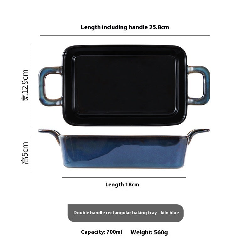 Plat à Four Rectangulaire en Céramique