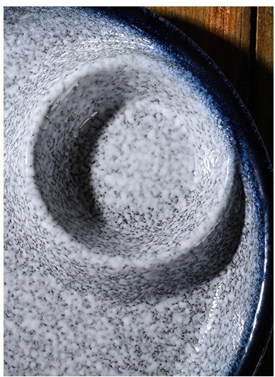 Assiette en Porcelaine Finition Sous-émail