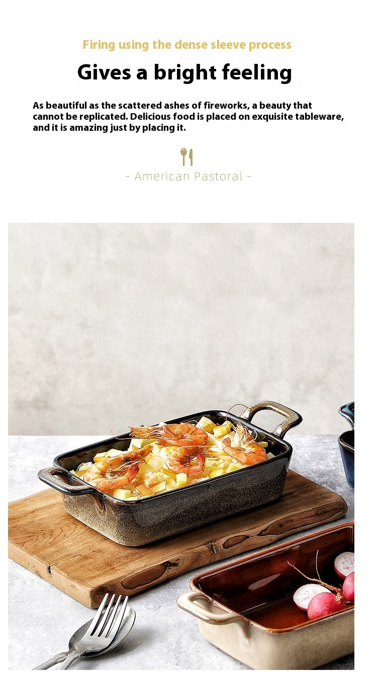 Plat à Four Rectangulaire en Céramique