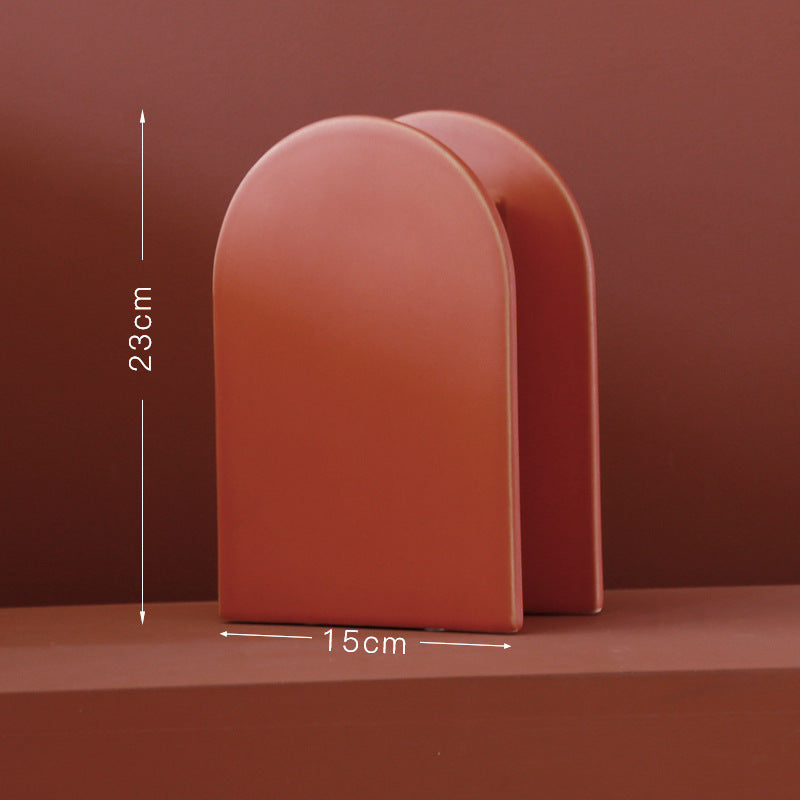 Vase décoratif en céramique émaillée