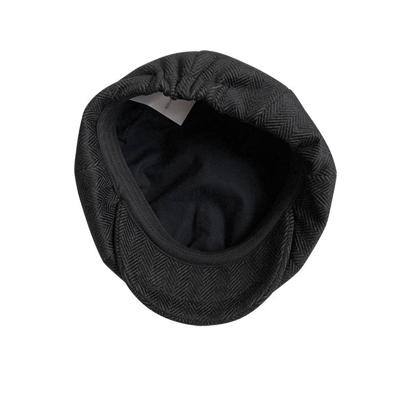 Casquette Octogonale "Élégance Hivernale"