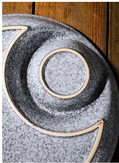 Assiette en Porcelaine Finition Sous-émail