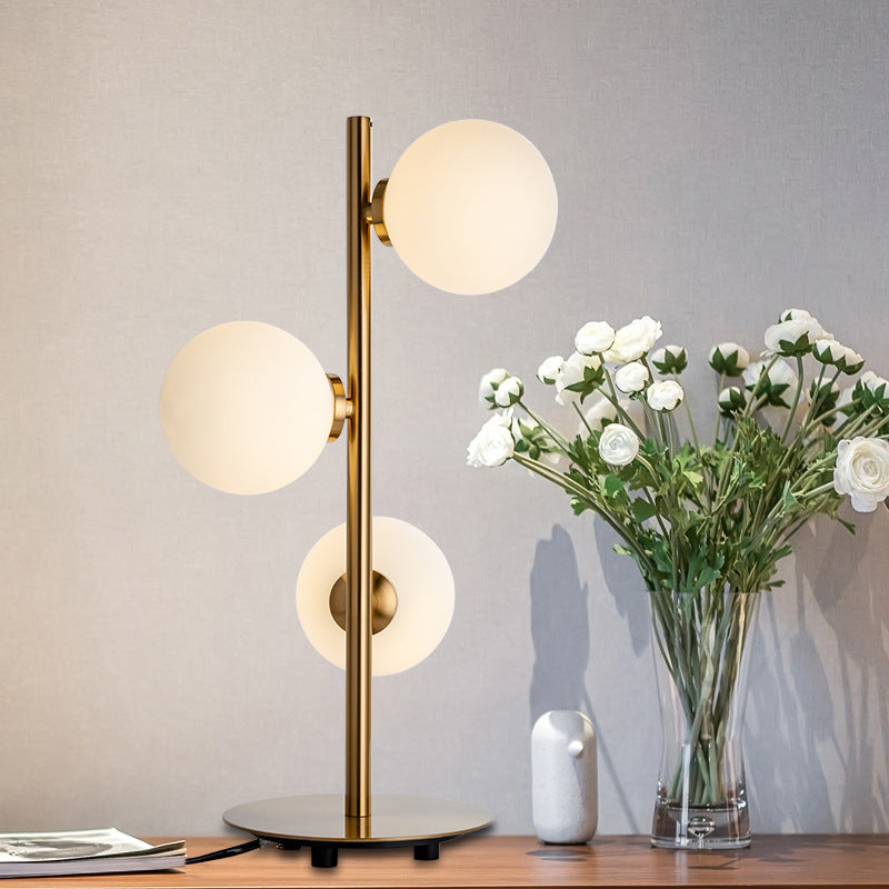 Lampe "Sphère d’Ambre"
