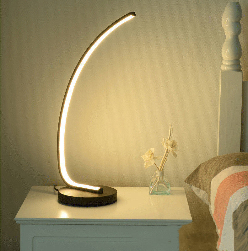 Lampe de Chevet Moderne avec Variations de Couleur