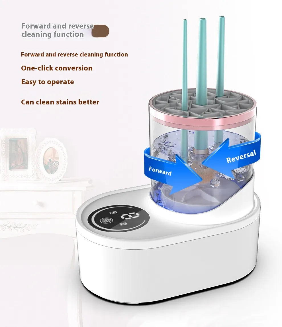 Nettoyeur et Séchoir de Pinceaux de Maquillage Électrique