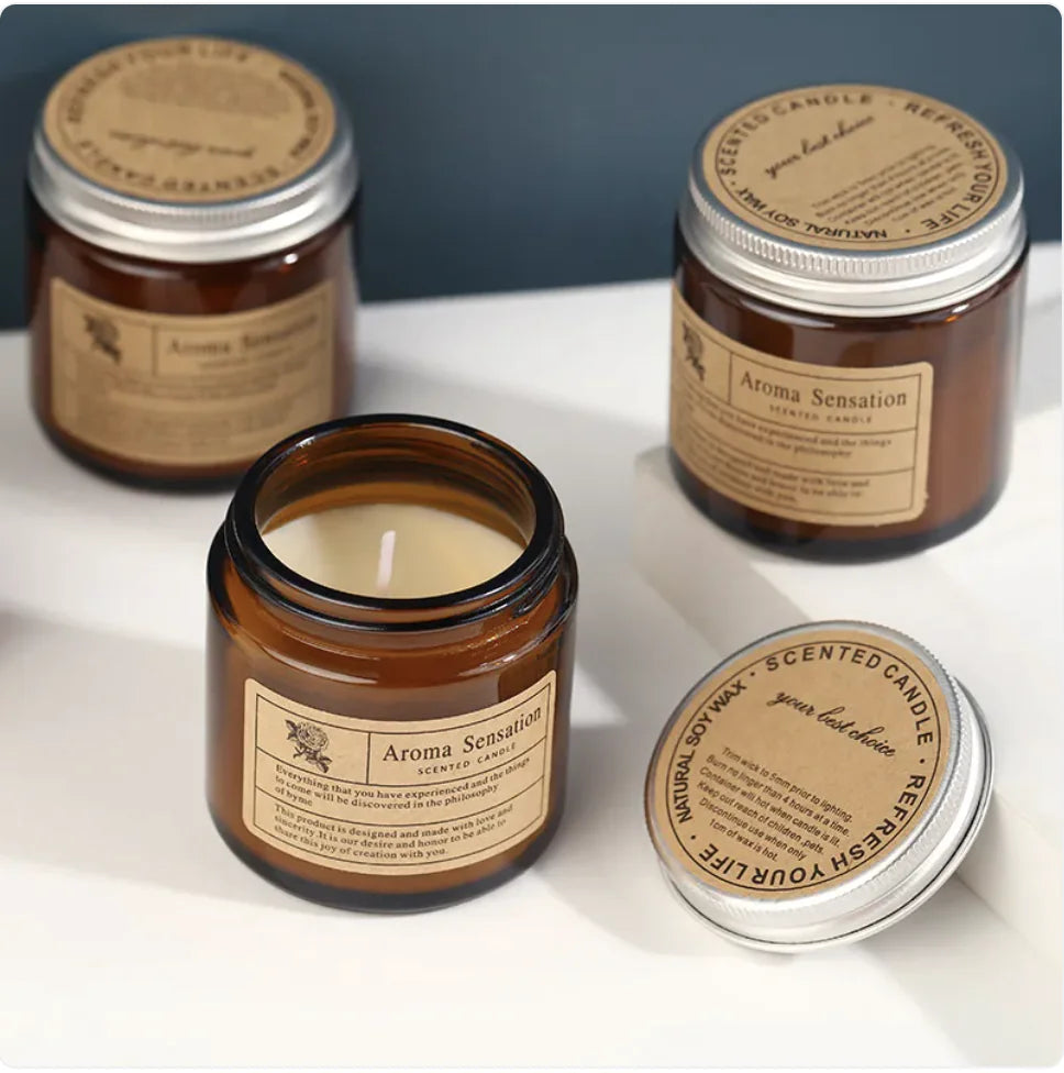 Bougie d’Aromathérapie Marron