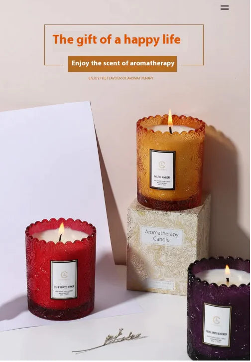 Bougie Parfumée en Cire de Soja