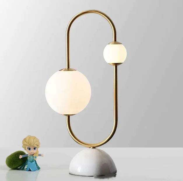 Lampe LED Sphérique en Verre Moderne