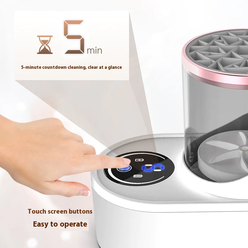 Nettoyeur et Séchoir de Pinceaux de Maquillage Électrique